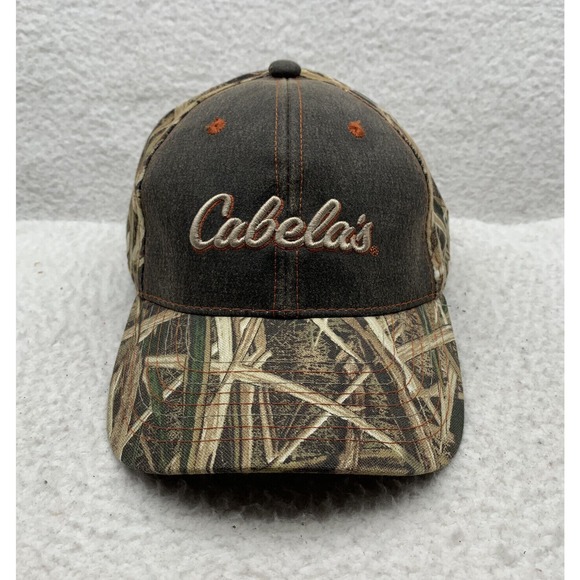 Cabela's Other - Cabela's Camo Baseball Hat Mens Hook Loop OSFM Brush Marsh Grass Bird Hunting